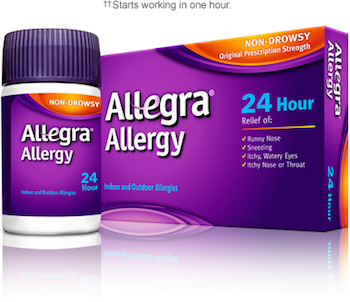 Save $4.00 off (1) Allegra Allergy Relief Printable Coupon
