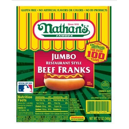 0 55 of any (1) Nathans Hot Dogs Printable Coupon