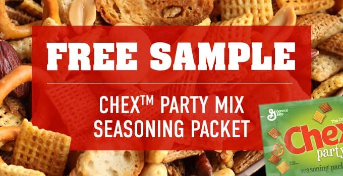 Get FREE Chex Party Mix Seasoning Packet Samples | Free Mail Samples