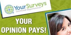 Your Opinion Matters!  Get Paid For Your Opinions With Surveys!
