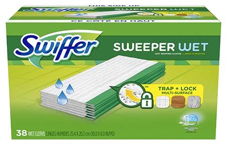 Save $1.50 off (1) Swiffer Wet Cloths with Grain Coupon