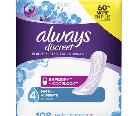 Always Discreet Incontinence Underwear Printable Coupon