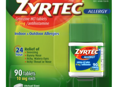 Save $10.00 off (1) Adult ZYRTEC® Product Printable Coupon