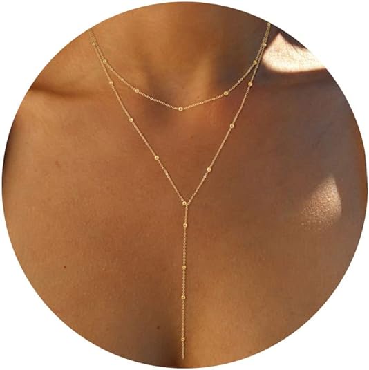 Foxgirl Lariat Women’s Gold Necklace