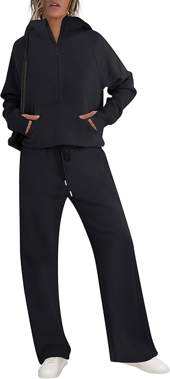 ANRABESS Women's 2 Piece Outfits Sweatsuit