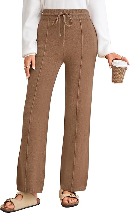 Arach&Cloz Women’s 2024 Fall Sweater Pants